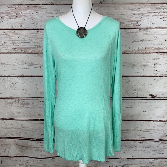 Jasmine & Ginger Tops - NWT  Jasmine and Ginger XL Mint Long Sleeve Top